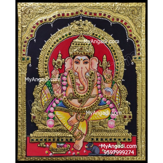 Ganesha Tanjore Painting