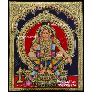  Iyyappan Tanjore Painting