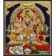 Shiva Family Tanjore Painting Shiva Family Tanjore Painting