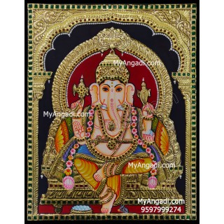 Ganesha Tanjore Painting