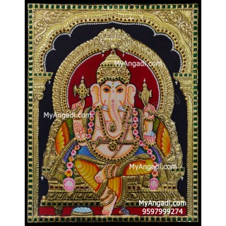 Ganesha Tanjore Painting