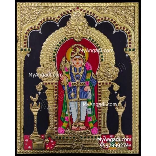 Murugan Tanjore Painting