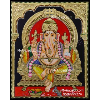 Ganesha Tanjore Painting