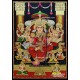 Lalitha Tripura Sundari/ Raja Rajeshwari Tanjore Painting