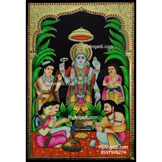 Sathya Narayanan Tanjore Painting