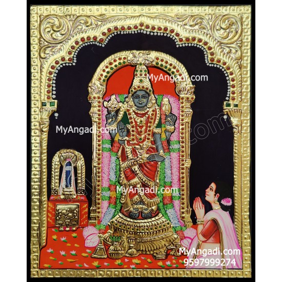 Garbharakshambigai Amman Tanjore Painting