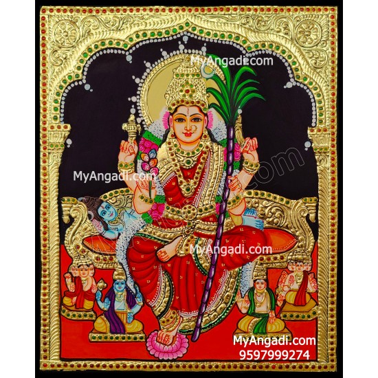 Raja Rajeswari Tanjore Painting Raja Rajeswari Tanjore Painting