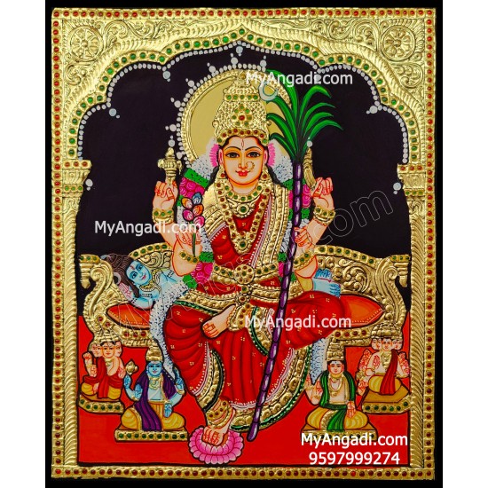 Raja Rajeswari Tanjore Painting