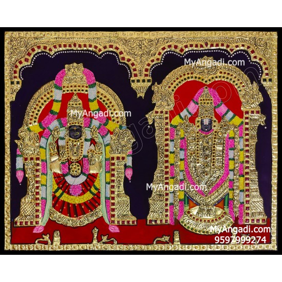 Balaji Thayar Tanjore Painting