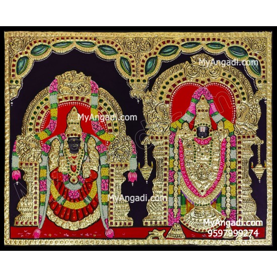 Balaji Thayar Tanjore Painting Balaji Thayar Tanjore Painting