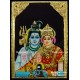 Sivan Parvathi Small Size Tanjore Painting