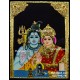 Sivan Parvathi Small Size Tanjore Painting Sivan Parvathi Small Size Tanjore Painting