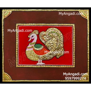 Peacock Tanjore Paintings