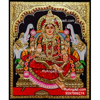 Gajalakshmi Tanjore Painting