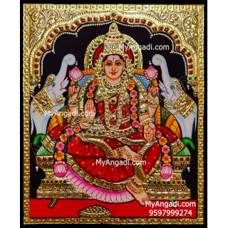 Gajalakshmi Tanjore Painting