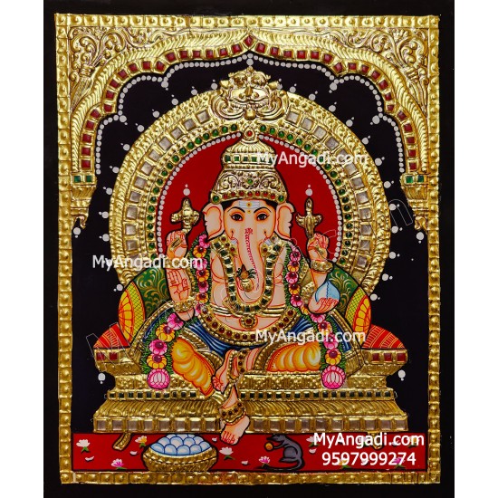 Ganesha Tanjore Painting