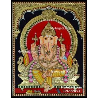 Ganesha Tanjore Painting