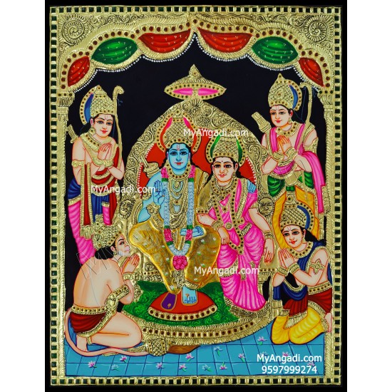 Ram Darbar Tanjore Painting