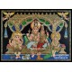 Shivan Family Tanjore Painting Shivan Family Tanjore Painting