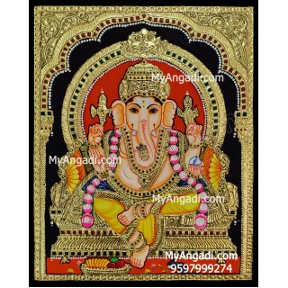 Ganesha Tanjore Painting