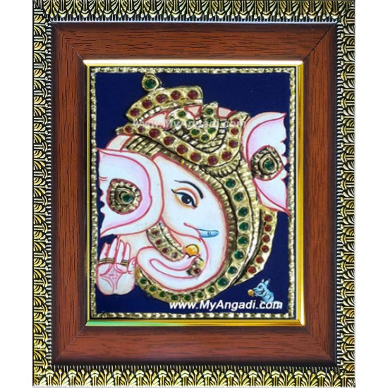 Small Ganesha Tanjore Paintings Small Ganesha Tanjore Paintings