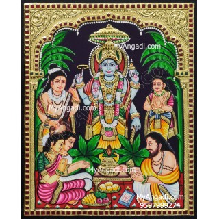 Sathya Narayana Tanjore Painting