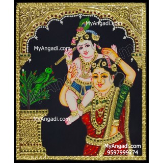 Yasodha Krishna Tanjore Painting