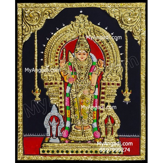 Thiruchendur Murugan Tanjore Painting