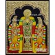 Vishnu Sri Devi Bhoo Devi Tanjore Painting