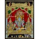 Vishnu Sri Devi Bhoo Devi Tanjore Painting