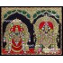 Balaji and Thaayar Tanjore Painting