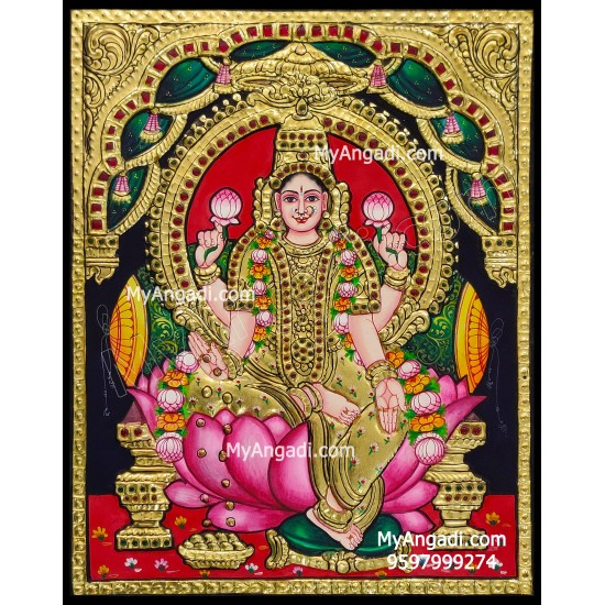 Iswarya Lakshmi Tanjore Painting