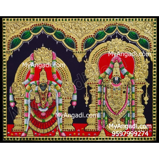 Balaji Thayar Tanjore Painting Balaji Thayar Tanjore Painting