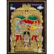 Ranganathar with Sri Devi and Bhu Devi Tanjore Painting Ranganathar with Sri Devi and Bhu Devi Tanjore Painting
