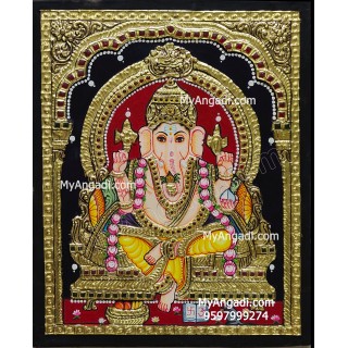 Ganesha Tanjore Painting