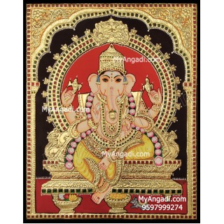 Ganesha Tanjore Painting