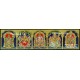 Balaji, Lakshmi, Ganesha, Saraswathi and Murugan- 5 Panel Tanjore Painting Balaji, Lakshmi, Ganesha, Saraswathi and Murugan- 5 Panel Tanjore Painting