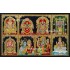 Ganesha, Balaji Thayar, Guruvayurappan, Murugar, Shivan Parvathi, Ram Darbar, Saraswathi Tanjore Painting