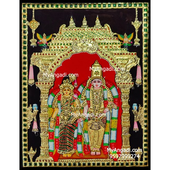 Aandal Tanjore Painting, Andal Tanjore Painting