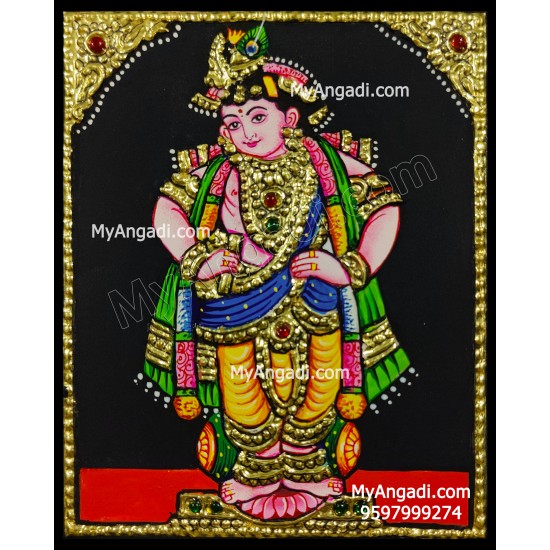 Mapillai Krishna Tanjore Painting Mapillai Krishna Tanjore Painting