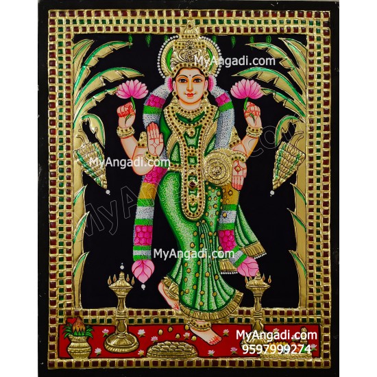 Graha Lakshmi Tanjore Painting