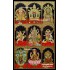 9 God Panel Tanjore Painting