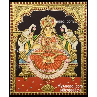 Gajalakshmi Tanjore Painting