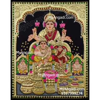 Kubera Lakshmi Tanjore Painting