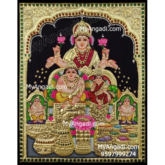 Kubera Lakshmi Tanjore Painting