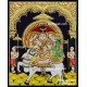 Pradosha Shivan Parvathi Tanjore Painting