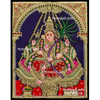 Raja Rajeshwari Tanjore Painting