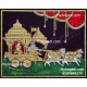 Geetha Saaram Tanjore Painting, Krishna Arjuna Chariot Tanjore Painting Geetha Saaram Tanjore Painting, Krishna Arjuna Chariot Tanjore Painting