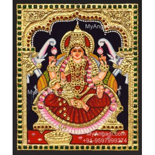 Gaja Lakshmi Tanjore Paintings