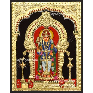 Raja Alangara Murugan Tanjore Painting